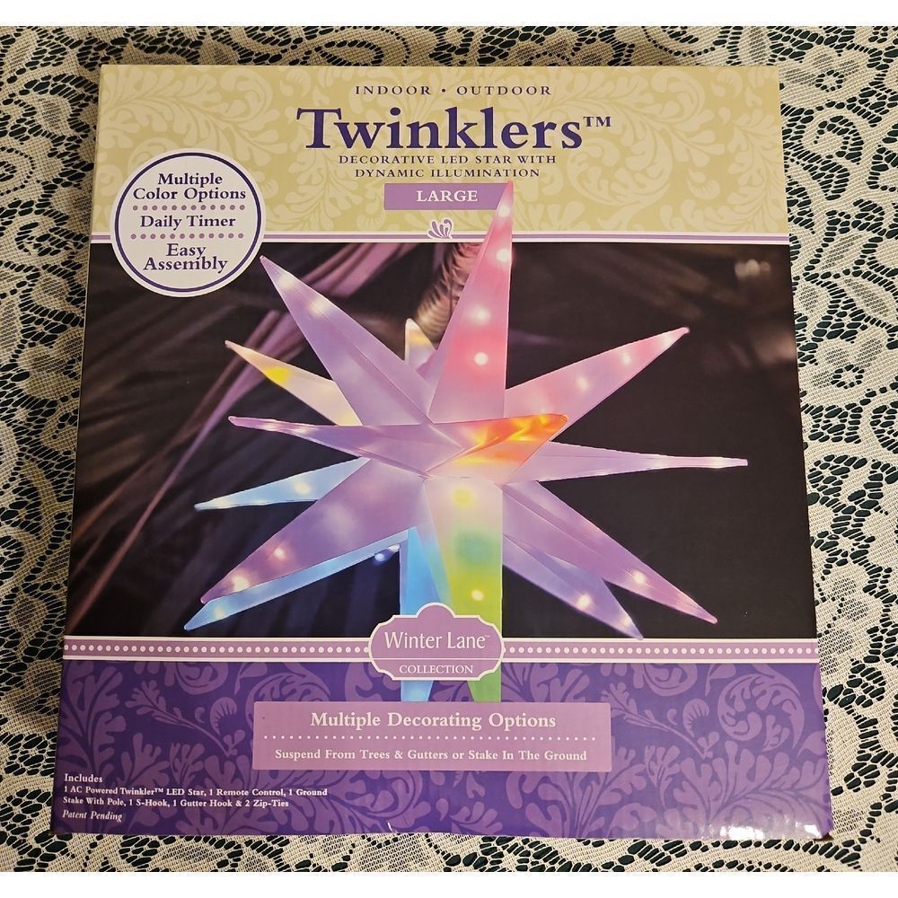 Winter Lane Collection Twinklers Decorative LED Star
